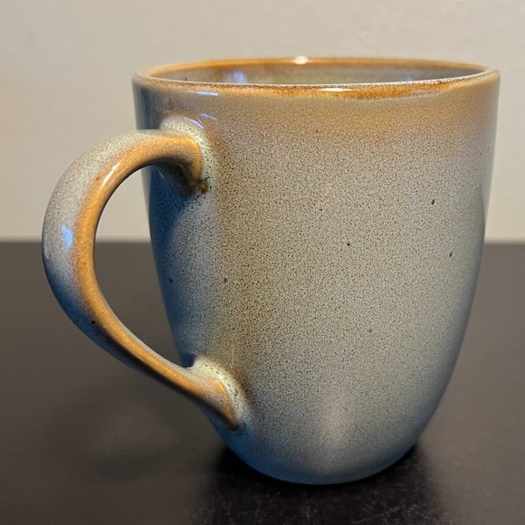 Ruff Hewn Pottery Swirl Celadon Stoneware Mug w/ Brown Highlights & Speckles - Picture 3 of 8